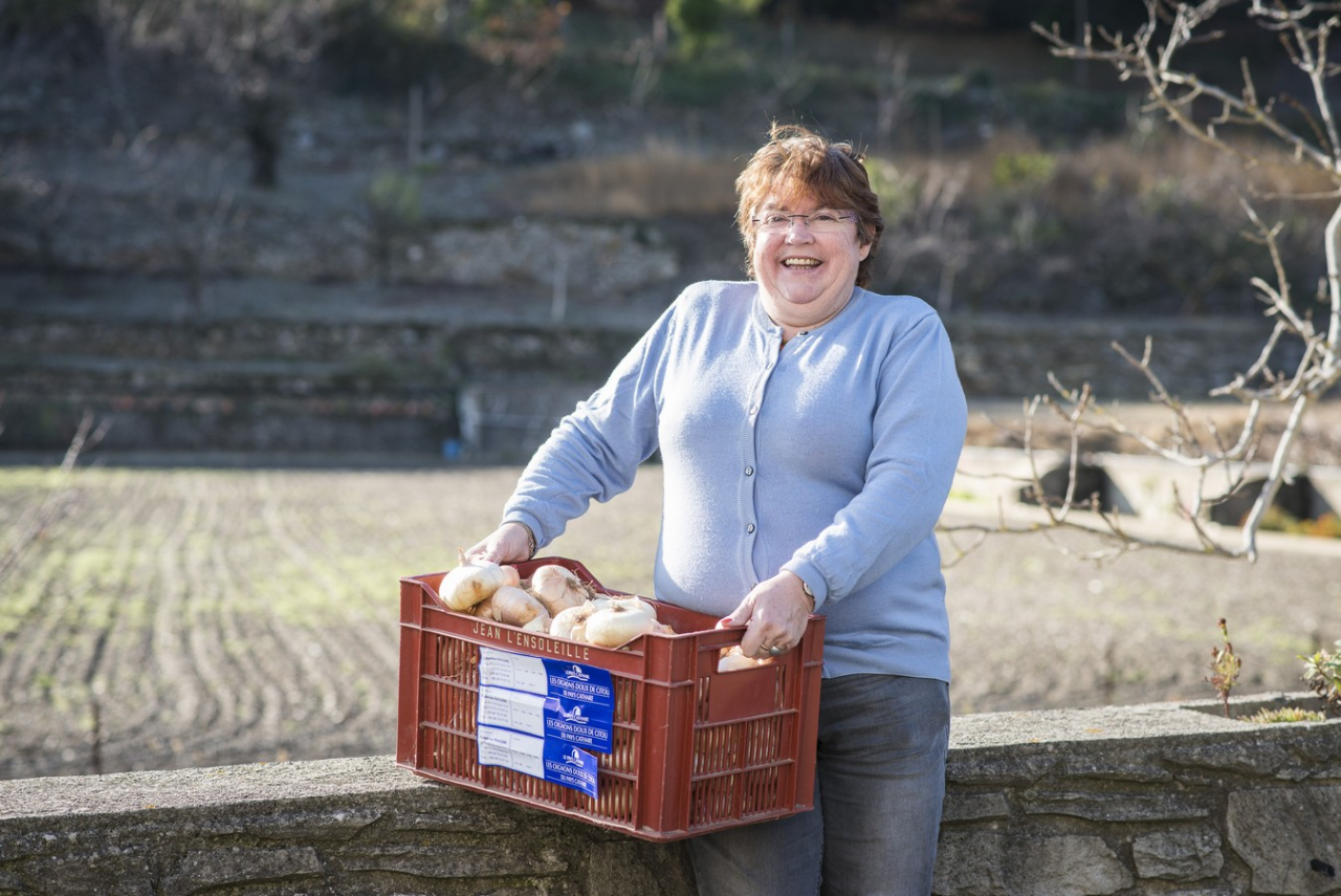 Faugère, productrice oignons marque Pays Cathare